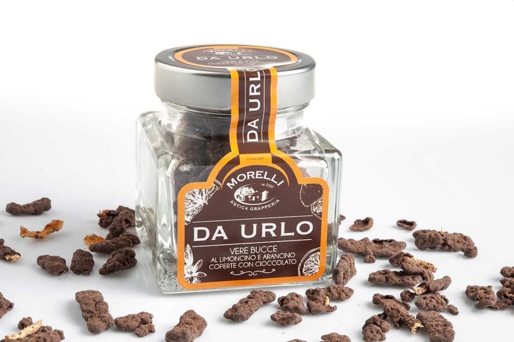 Vasetto Morelli Da Urlo zucchero crudo con buccia di arancia e mirto