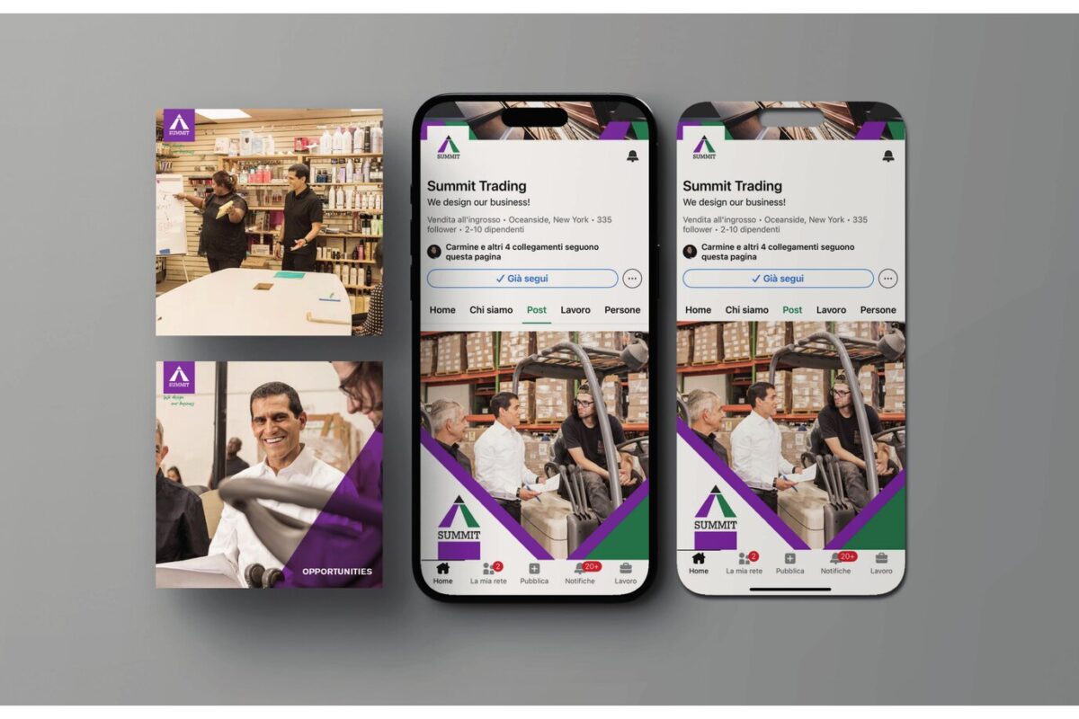 Summit: rebranding, claim e sito web per raccontare un’azienda internazionale