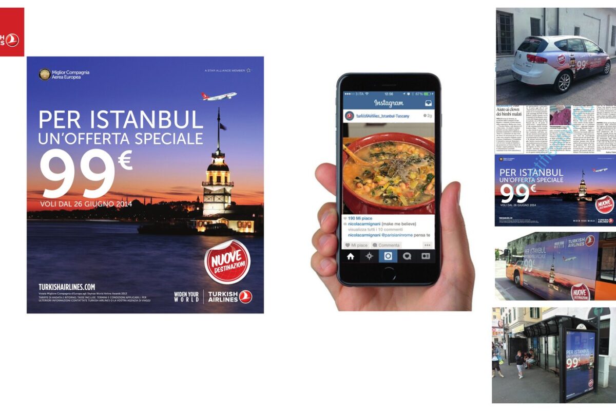 Turkish Airlines: campagna di lancio per un brand internazionale