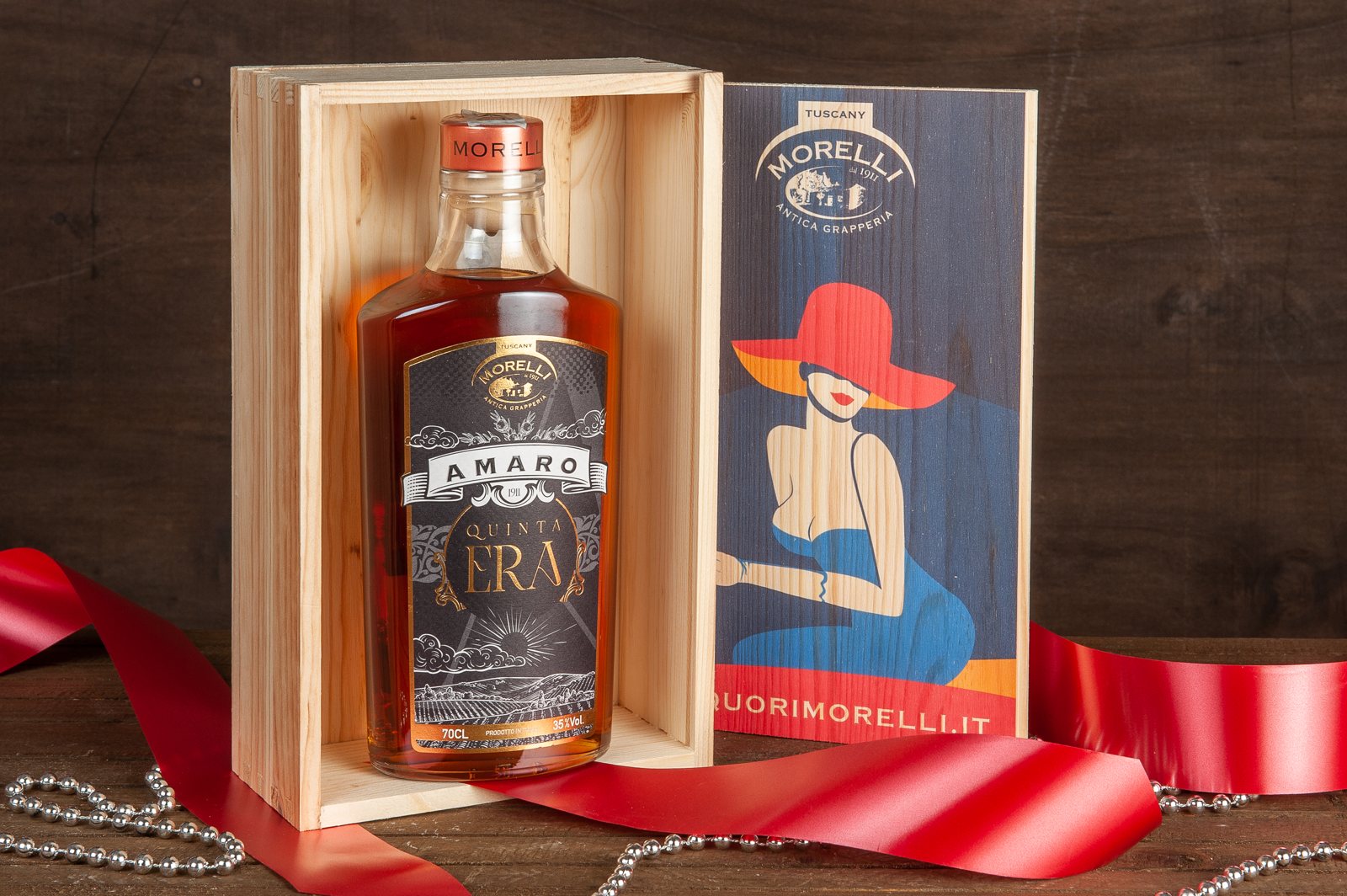 Gift box dell'Amaro Quinta Era Morelli