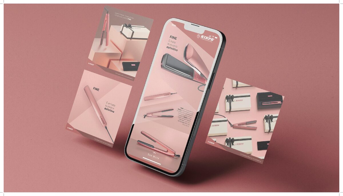 Kiepe: comunicazione per il lancio di nuovi prodotti haircare professionali