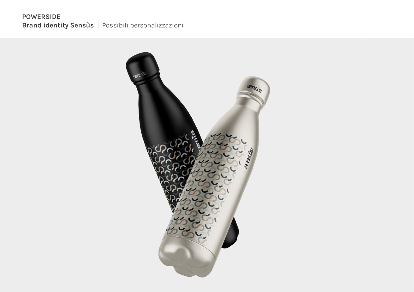 Borracce brandizzate con il pattern Sensùs