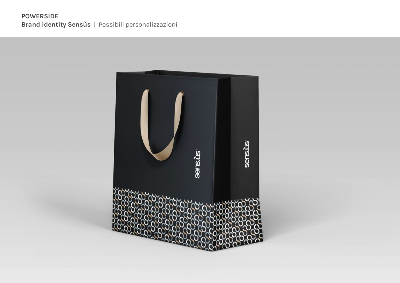 Shopping bag brandizzata Sensùs