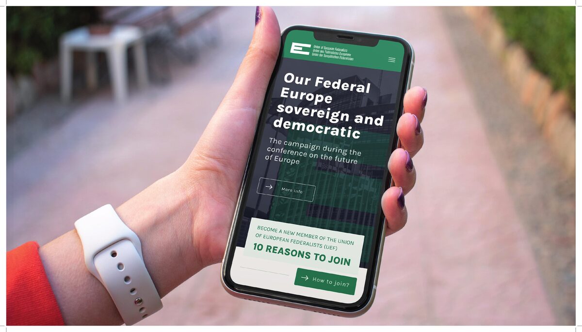 Union of European Federalists: web design per un’associazione europea