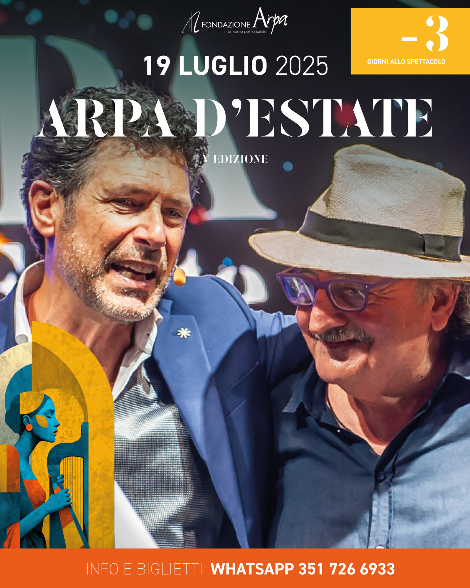 Grafica social Arpa d estate 2025