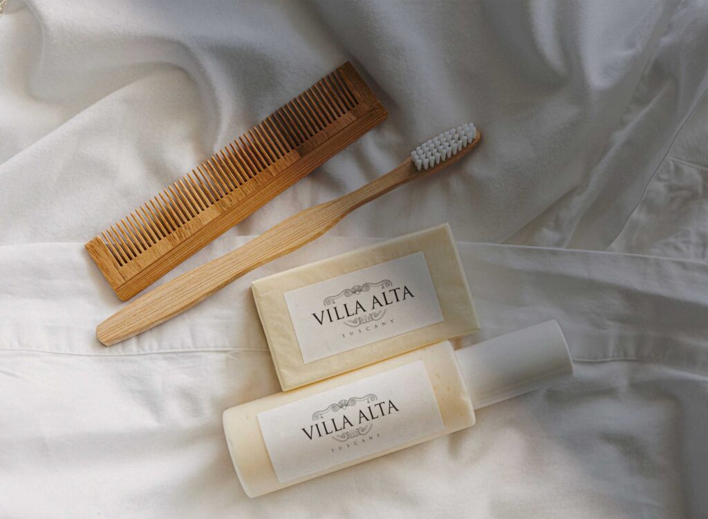 Villa Alta — mockup degli amenities
