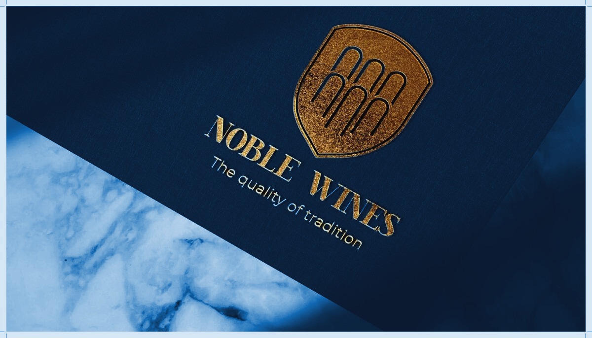 Brand identity e naming: logo Nobles Wine — Sidebloom