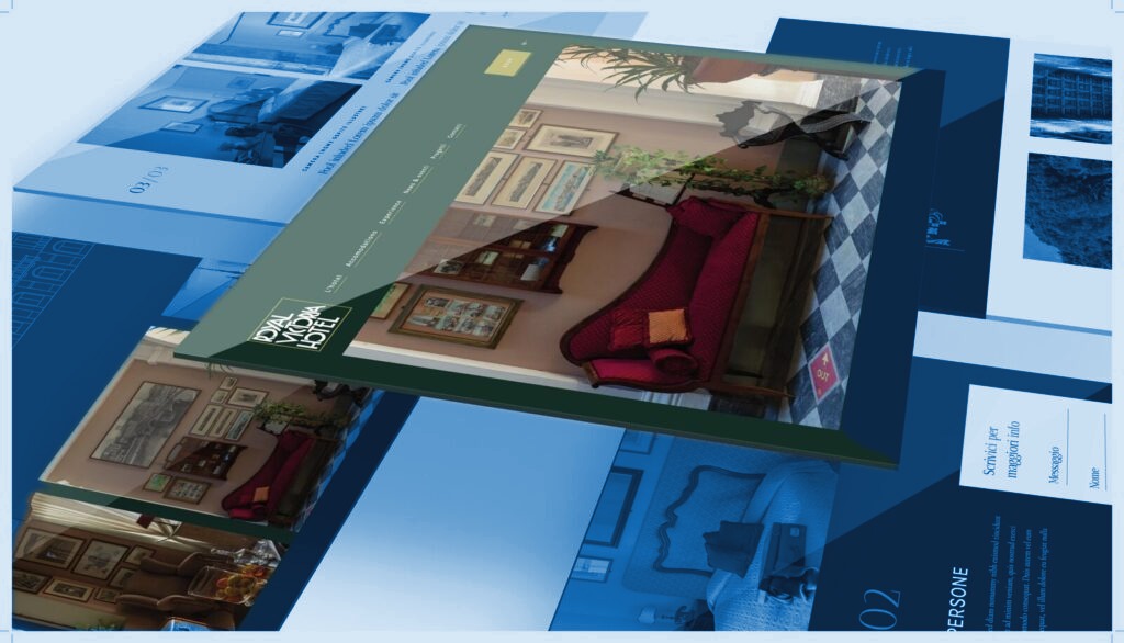 Graphic design, brochure Royal Victoria Hotel — Sidebloom